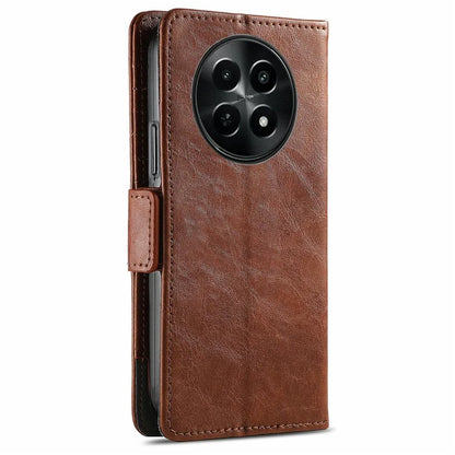 CASENEO 002 Series For Realme 12 5G Wallet Case Splicing Leather Phone Cases Wholesale