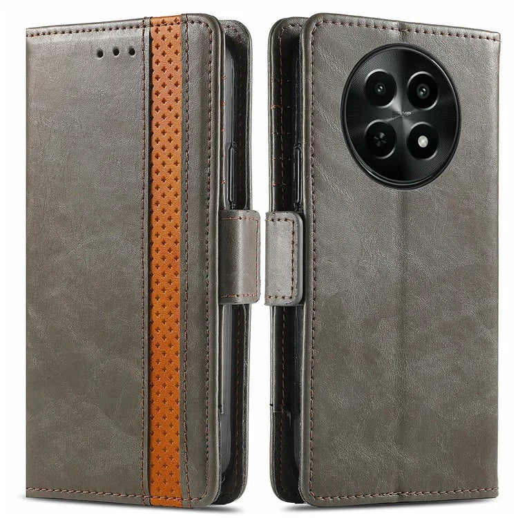CASENEO 002 Series For Realme 12 5G Wallet Case Splicing Leather Phone Cases Wholesale