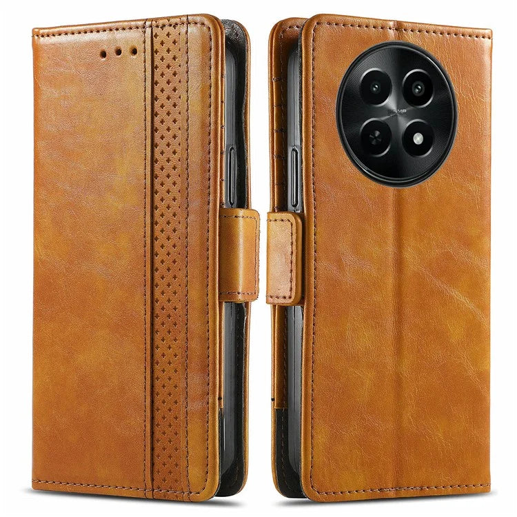CASENEO 002 Series For Realme 12 5G Wallet Case Splicing Leather Phone Cases Wholesale
