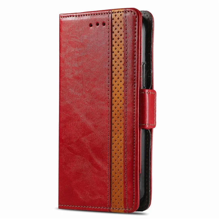 CASENEO 002 Series For Motorola Moto G34 5G Phone Cases Wholesale Splicing Leather Wallet Cover