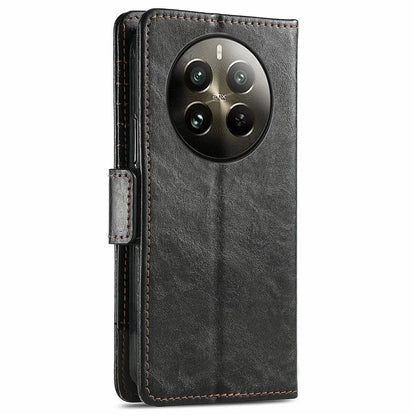 CASENEO 002 Series For Realme 12 Pro 5G / 12 Pro+ 5G Case Splicing Leather Wallet Phone Cover