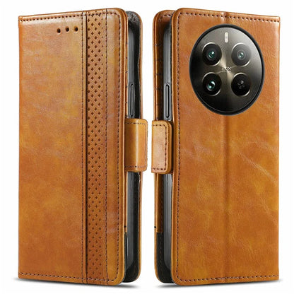 CASENEO 002 Series For Realme 12 Pro 5G / 12 Pro+ 5G Case Splicing Leather Wallet Phone Cover