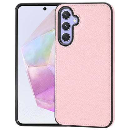 For Samsung Galaxy A35 5G Lychee Texture Phone Case Leather+TPU Anti-drop Cover