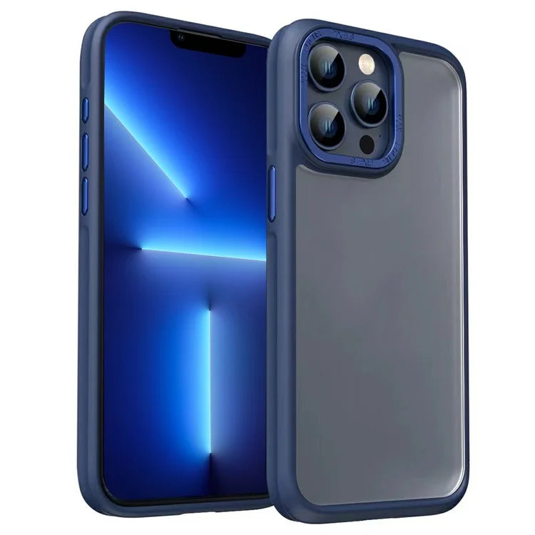 For iPhone 13 Pro 6.1 inch Cell Phone Case TPU+Acrylic Matte Cover