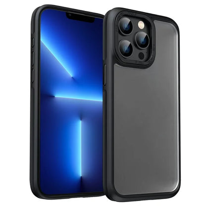 For iPhone 13 Pro 6.1 inch Cell Phone Case TPU+Acrylic Matte Cover