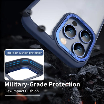 For iPhone 14 Pro Max Case Frosted TPU+Acrylic Phone Back Shell
