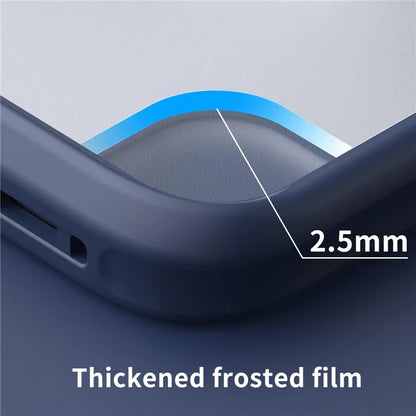For iPhone 14 Pro Max Case Frosted TPU+Acrylic Phone Back Shell