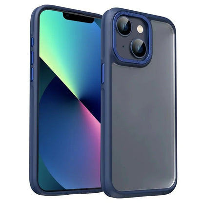 For iPhone 13 6.1 inch Case Matte TPU+Acrylic Full Surround Protection Phone Cover