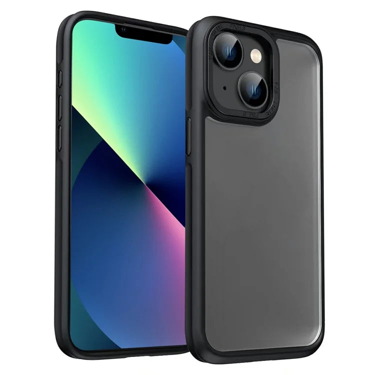For iPhone 13 6.1 inch Case Matte TPU+Acrylic Full Surround Protection Phone Cover