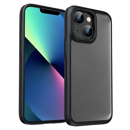 For iPhone 13 6.1 inch Case Matte TPU+Acrylic Full Surround Protection Phone Cover