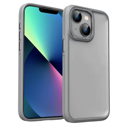 For iPhone 13 6.1 inch Case Matte TPU+Acrylic Full Surround Protection Phone Cover