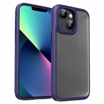 For iPhone 13 6.1 inch Case Matte TPU+Acrylic Full Surround Protection Phone Cover