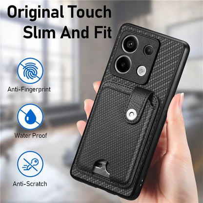 C1-06 For Xiaomi Redmi Note 13 Pro 5G / Poco X6 5G Case Leather+TPU+PC Phone Cover with Card Knife Tool