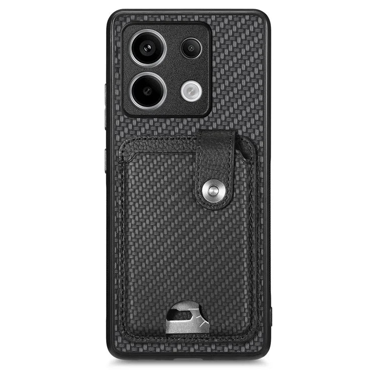 C1-06 For Xiaomi Redmi Note 13 Pro 5G / Poco X6 5G Case Leather+TPU+PC Phone Cover with Card Knife Tool