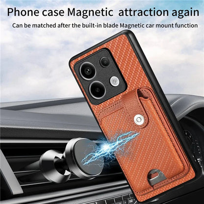 C1-06 For Xiaomi Redmi Note 13 Pro 5G / Poco X6 5G Case Leather+TPU+PC Phone Cover with Card Knife Tool