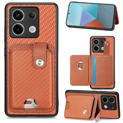 C1-06 For Xiaomi Redmi Note 13 Pro 5G / Poco X6 5G Case Leather+TPU+PC Phone Cover with Card Knife Tool