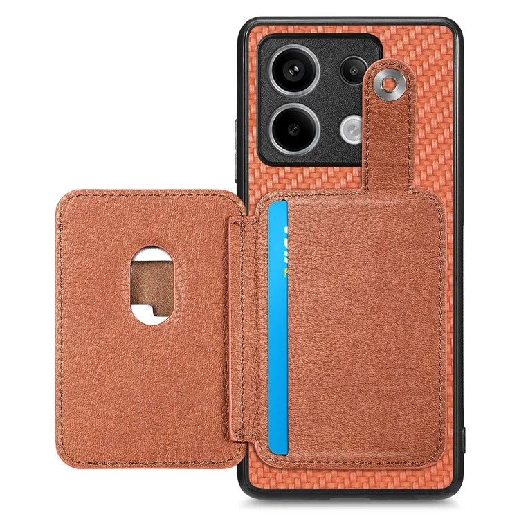 C1-06 For Xiaomi Redmi Note 13 Pro 5G / Poco X6 5G Case Leather+TPU+PC Phone Cover with Card Knife Tool
