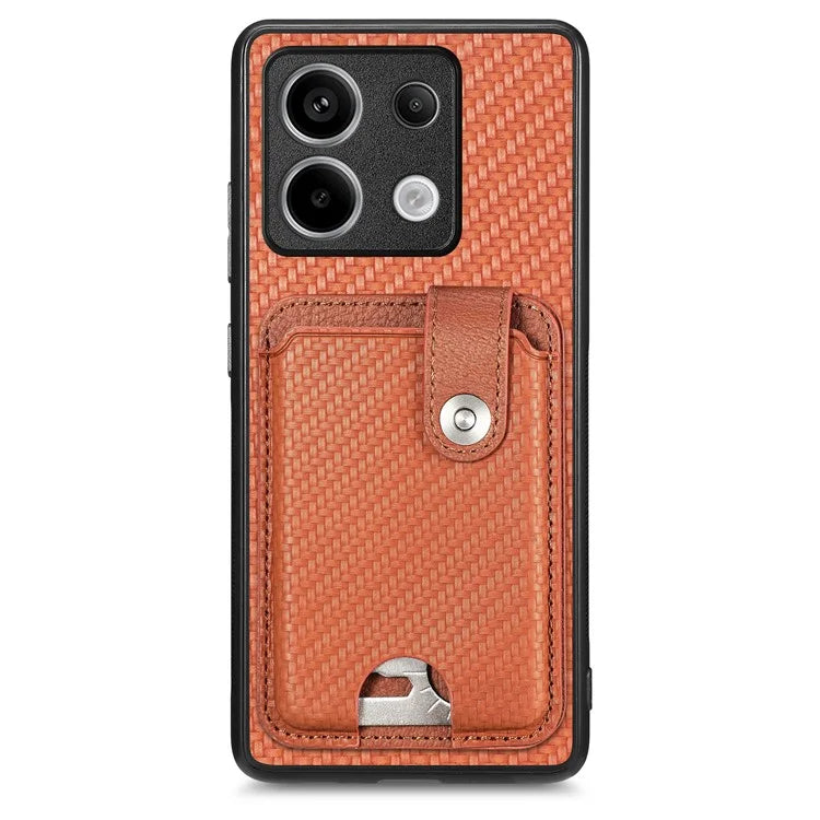 C1-06 For Xiaomi Redmi Note 13 Pro 5G / Poco X6 5G Case Leather+TPU+PC Phone Cover with Card Knife Tool