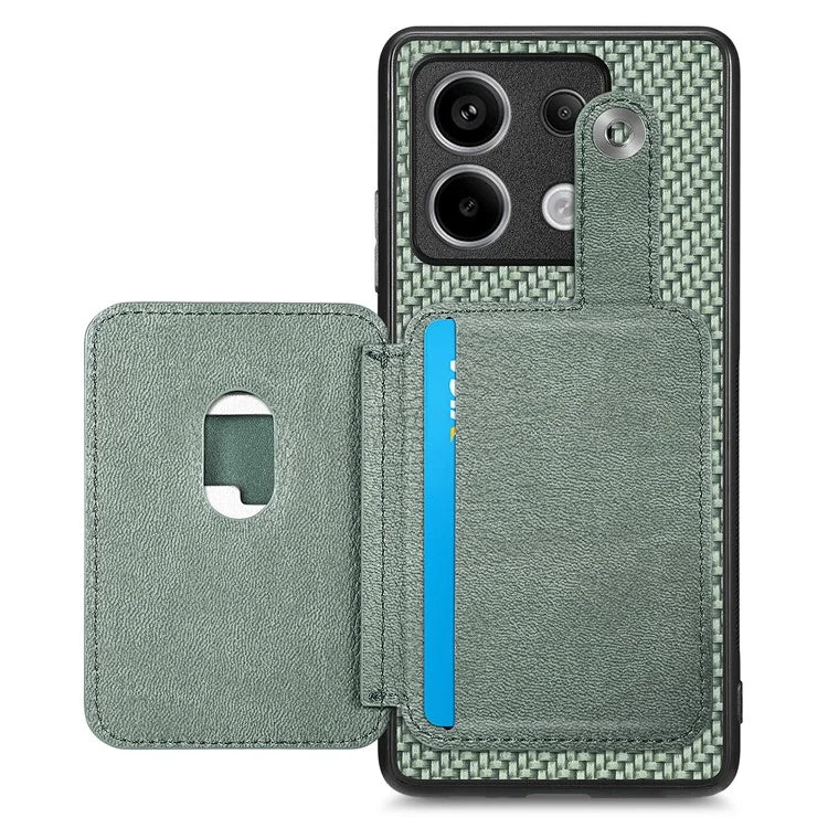 C1-06 For Xiaomi Redmi Note 13 Pro 5G / Poco X6 5G Case Leather+TPU+PC Phone Cover with Card Knife Tool