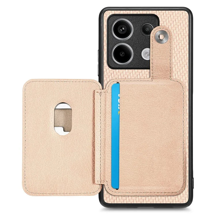C1-06 For Xiaomi Redmi Note 13 Pro 5G / Poco X6 5G Case Leather+TPU+PC Phone Cover with Card Knife Tool