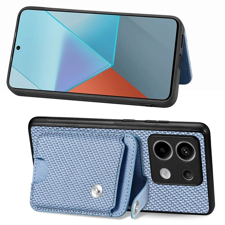 C1-06 For Xiaomi Redmi Note 13 Pro 5G / Poco X6 5G Case Leather+TPU+PC Phone Cover with Card Knife Tool