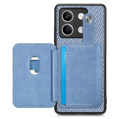 C1-06 For Xiaomi Redmi Note 13 4G Case Leather Coated Anti-drop Phone Cover with Card Knife Tool