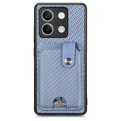 C1-06 For Xiaomi Redmi Note 13 4G Case Leather Coated Anti-drop Phone Cover with Card Knife Tool