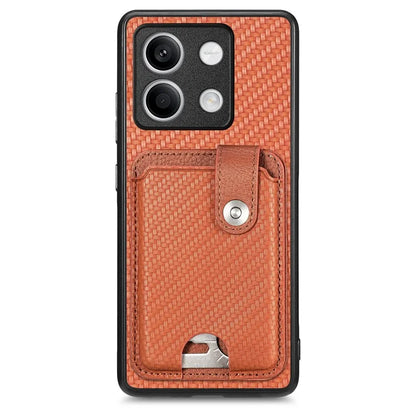 C1-06 For Xiaomi Redmi Note 13 4G Case Leather Coated Anti-drop Phone Cover with Card Knife Tool