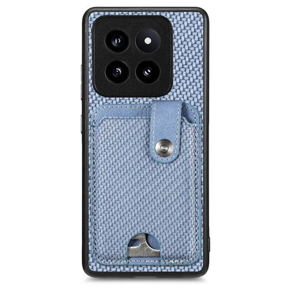 C1-06 For Xiaomi 14 Pro Case Kickstand Card Holder Phone Back Cover with Card Knife Tool