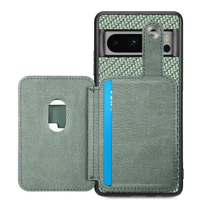 C1-06 For Google Pixel 8 Pro Case Leather+TPU+PC Card Holder Phone Cover with Card Knife Tool
