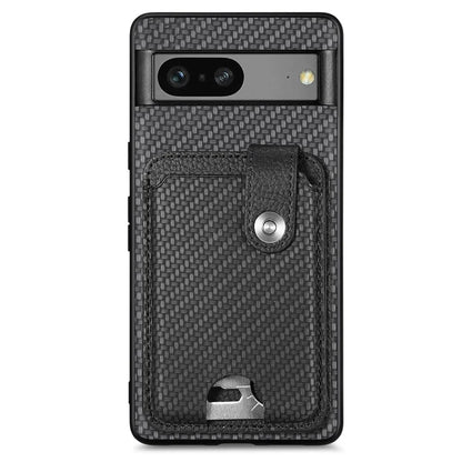 C1-06 For Google Pixel 7a Case Card Holder Drop-proof Phone Cover with Card Knife Tool