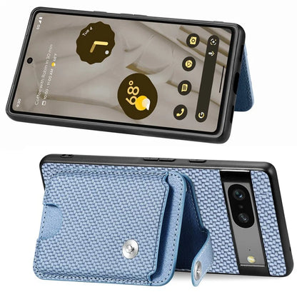 C1-06 For Google Pixel 7a Case Card Holder Drop-proof Phone Cover with Card Knife Tool