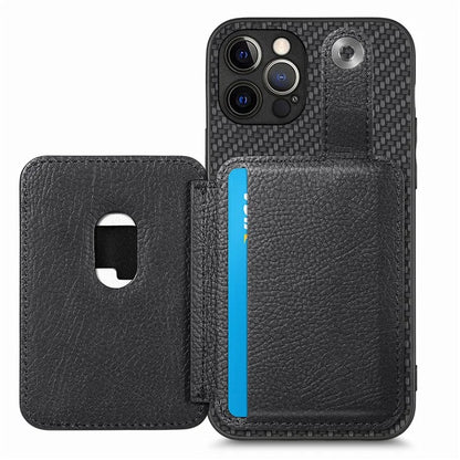 C1-06 For iPhone 12 Pro Max 6.7 inch Cover Leather+TPU+PC Card Holder Phone Case with Card Knife Tool