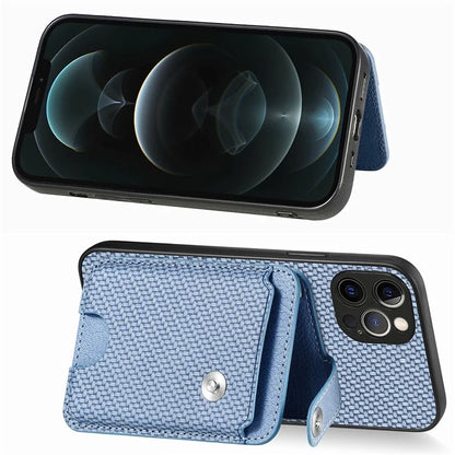 C1-06 For iPhone 12 Pro Max 6.7 inch Cover Leather+TPU+PC Card Holder Phone Case with Card Knife Tool