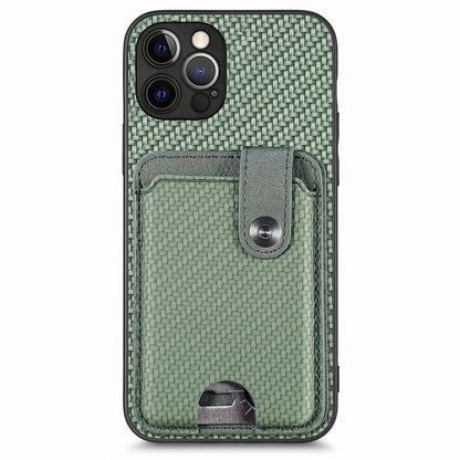 C1-06 For iPhone 12 Pro 6.1 inch Case Anti-scratch Card Holder Phone Cover with Card Knife Tool