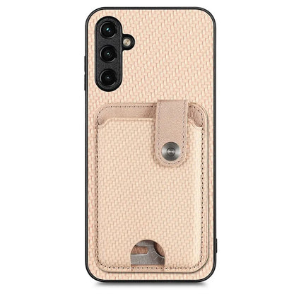 C1-06 For Samsung Galaxy A25 5G (Global) (161.0 x 76.5 x 8.3mm) Case PU Leather Kickstand Card Slots Back Cover