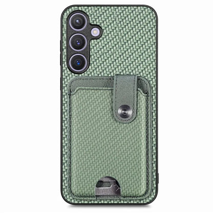C1-06 For Samsung Galaxy S24 Case Card Slots Kickstand Phone Cover with Card Knife Tool