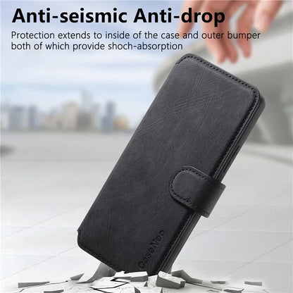 CASENEO MW-03 For Samsung Galaxy S24 Wallet Case Leather+TPU Magnetic Detachable Phone Cover