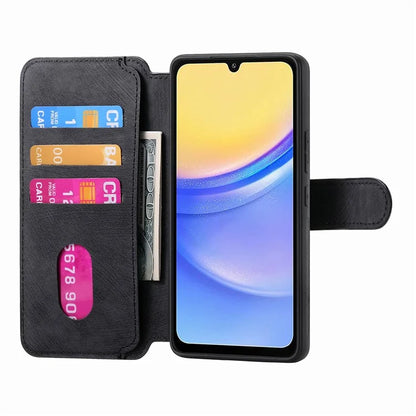 CASENEO MW-03 For Samsung Galaxy A25 5G (Global) (161.0 x 76.5 x 8.3mm) Case Detachable Magnetic Leather Cell Phone Back Cover
