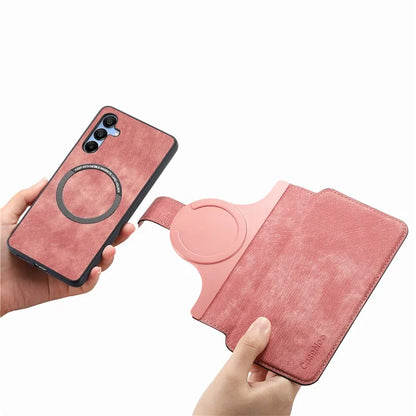 CASENEO MW-03 For Samsung Galaxy A25 5G (Global) (161.0 x 76.5 x 8.3mm) Case Detachable Magnetic Leather Cell Phone Back Cover