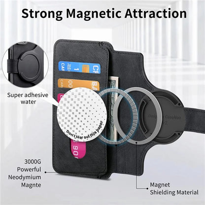 CASENEO MW-03 For Samsung Galaxy A53 5G Case Retro Leather Detachable Magnetic Wallet Back Cover