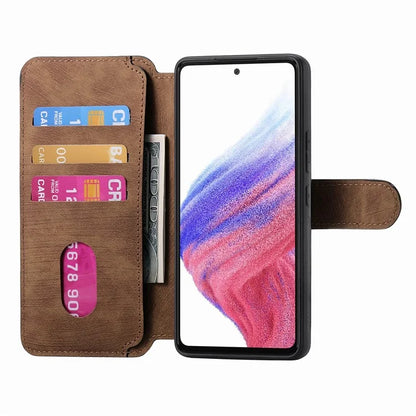 CASENEO MW-03 For Samsung Galaxy A53 5G Case Retro Leather Detachable Magnetic Wallet Back Cover