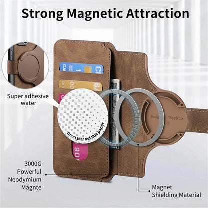 CASENEO MW-03 For Samsung Galaxy A53 5G Case Retro Leather Detachable Magnetic Wallet Back Cover