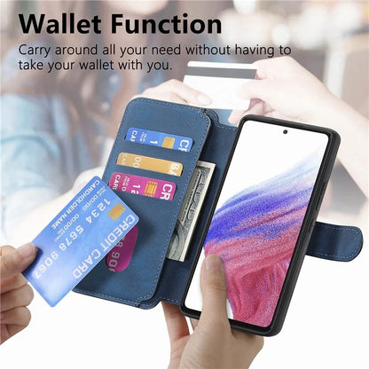 CASENEO MW-03 For Samsung Galaxy A53 5G Case Retro Leather Detachable Magnetic Wallet Back Cover