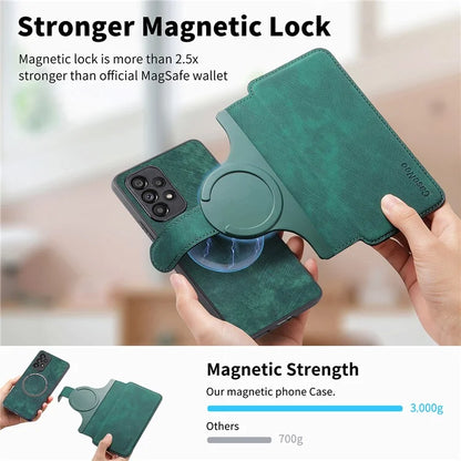 CASENEO MW-03 For Samsung Galaxy A53 5G Case Retro Leather Detachable Magnetic Wallet Back Cover