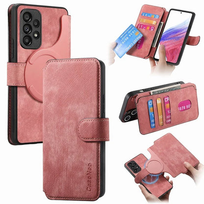 CASENEO MW-03 For Samsung Galaxy A53 5G Case Retro Leather Detachable Magnetic Wallet Back Cover