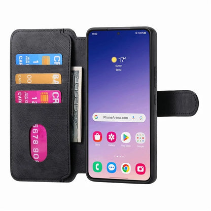 CASENEO MW-03 For Samsung Galaxy S24+ Case RFID Blocking Leather+TPU Detachable Phone Cover