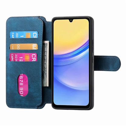 CASENEO MW-03 For Samsung Galaxy A15 4G / 5G Case Retro Leather Stand RFID Blocking Detachable Phone Cover