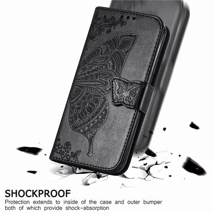 For Samsung Galaxy M15 5G Case Butterfly Pattern PU Leather Hand Strap Wallet Purse Phone Cover