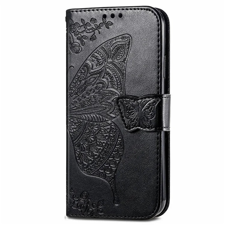 For Samsung Galaxy M15 5G Case Butterfly Pattern PU Leather Hand Strap Wallet Purse Phone Cover